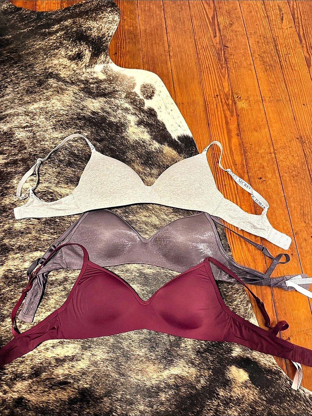 Victoria's Secret T-Shirt Lightly Lined Wireless Bra Bundle, 3-Piece